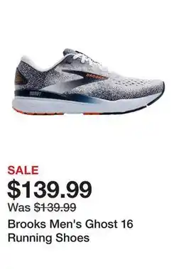 Dick's Sporting Goods Brooks Men's Ghost 16 Running Shoes offer