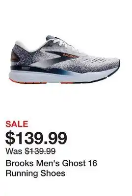 Dick's Sporting Goods Brooks Men's Ghost 16 Running Shoes offer