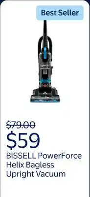 Walmart BISSELL PowerForce Helix Bagless Upright Vacuum 3313 offer