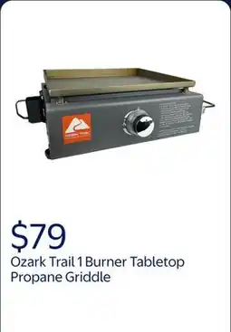 Walmart Ozark Trail 1 Burner Tabletop Propane Griddle offer