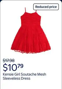 Walmart Kensie Girl Soutache Mesh Sleeveless Dress offer
