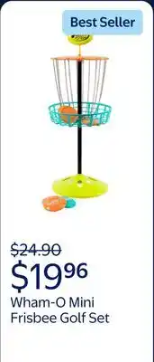 Walmart Wham-O Mini Frisbee Golf Set, Children Ages 5+ offer