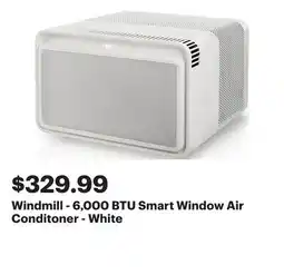 Best Buy Windmill - 6,000 BTU Smart Window Air Conditoner - White offer