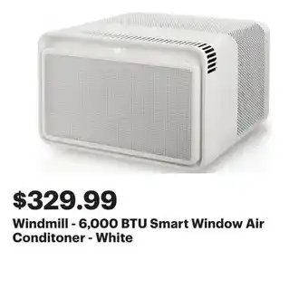 Best Buy Windmill - 6,000 BTU Smart Window Air Conditoner - White offer