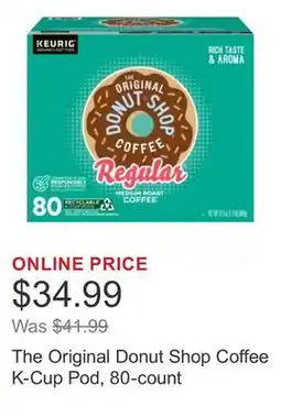 Costco The Original Donut Shop Coffee K-Cup Pod, 80-count offer