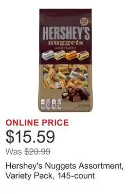 Costco Hershey's Nuggets Assortment, Variety Pack, 145-count offer