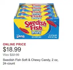 Costco Swedish Fish Soft & Chewy Candy, 2 oz, 24-count offer