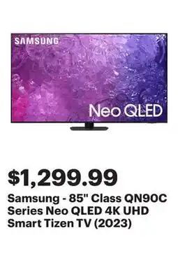 Best Buy Samsung - 85 Class QN90C Series Neo QLED 4K UHD Smart Tizen TV (2023) offer