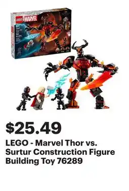 Best Buy LEGO - Marvel Thor vs. Surtur Construction Figure Building Toy 76289 offer