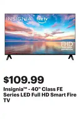 Best Buy Insignia - 40 Class FE Series LED Full HD Smart Fire TV offer