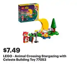 Best Buy LEGO - Animal Crossing Stargazing with Celeste Building Toy 77053 offer