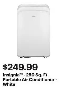 Best Buy Insignia - 250 Sq. Ft. Portable Air Conditioner - White offer