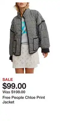 Nordstrom Free People Chloe Print Jacket offer