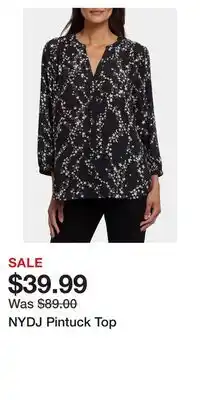 Nordstrom NYDJ Pintuck Top offer