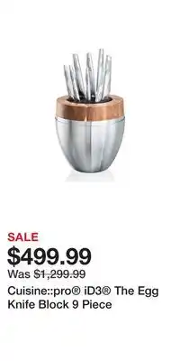 Nordstrom Cuisine::pro iD3 The Egg Knife Block 9 Piece offer
