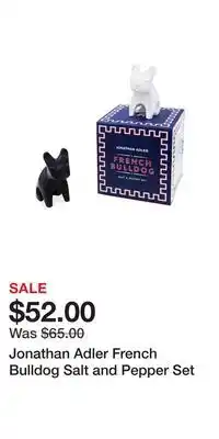 Nordstrom Jonathan Adler French Bulldog Salt and Pepper Set offer