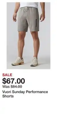Nordstrom Vuori Sunday Performance Shorts offer