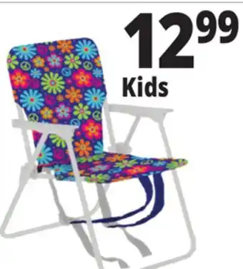 Ocean State Job Lot Kids Steel Beach Chair offer