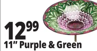 Ocean State Job Lot Glass Garden Stake Bird Bath 11 offer