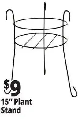 Ocean State Job Lot Black Plant Stand 15 offer
