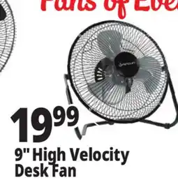 Ocean State Job Lot Penguin High Velocity Desk Fan 9 offer