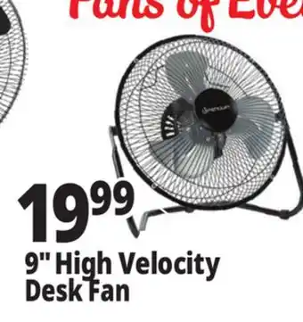Ocean State Job Lot Penguin High Velocity Desk Fan 9 offer