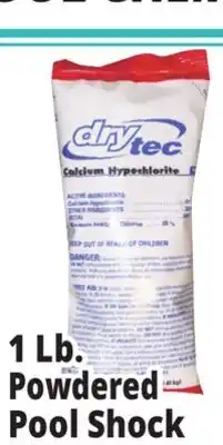 Ocean State Job Lot DryTec Powdered Pool Shock 1 lb offer