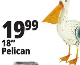 Ocean State Job Lot 18 Pelican Garden Statue offer