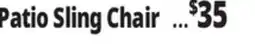Ocean State Job Lot Steel Stacking Sling Chair offer