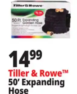 Ocean State Job Lot Tiller & Rowe 3/4 Expanding Garden Hose 50' offer