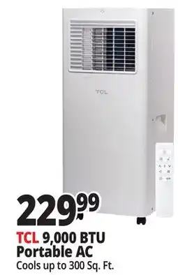 Ocean State Job Lot TCL 9 500 BTU Smart Portable Air Conditioner offer