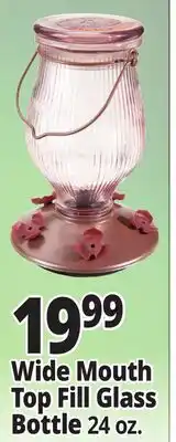 Ocean State Job Lot Perky Pet Top Fill Glass Hummingbird Feeder 24 oz offer