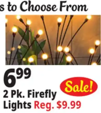 Ocean State Job Lot Dazzling Firefly Solar Lights 2 Count offer