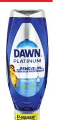 Ocean State Job Lot Dawn Platinum EZ-Squeeze Liquid Dish Detergent 24.3 oz offer