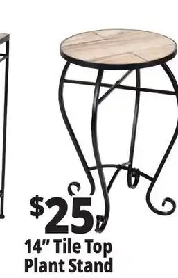 Ocean State Job Lot 14 Tile Top Plant Stand offer
