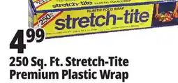 Ocean State Job Lot stretch-tite Premium Plastic Food Wrap 250 sq ft offer