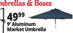 Ocean State Job Lot 9' Aluminum Market Umbrella with Tilt offer