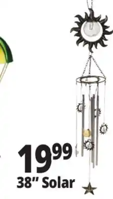 Ocean State Job Lot Solar Wind Chime 38 offer