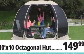 Ocean State Job Lot Octagonal Screen Hut 10' x 10' offer