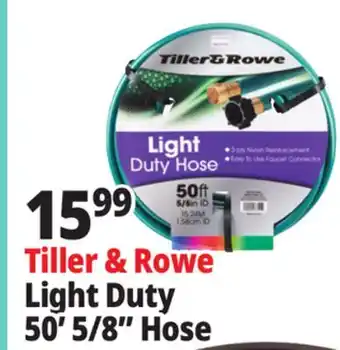 Ocean State Job Lot Tiller & Rowe 5/8 Light-Duty Hose 50' offer