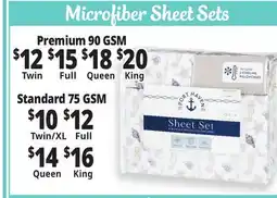 Ocean State Job Lot Microfiber Sheet Sets offer