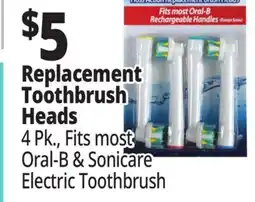 Ocean State Job Lot Replacement Toothbrush Heads offer