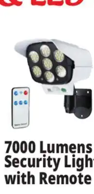 Ocean State Job Lot 7000K LED Security Light with Remote Control offer