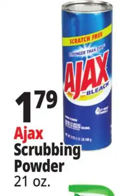Ocean State Job Lot Ajax with Bleach Powder Cleanser 21 oz offer