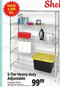 Ocean State Job Lot 5-Tier Heavy-duty Adjustable offer