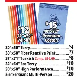Ocean State Job Lot Beach Towels offer