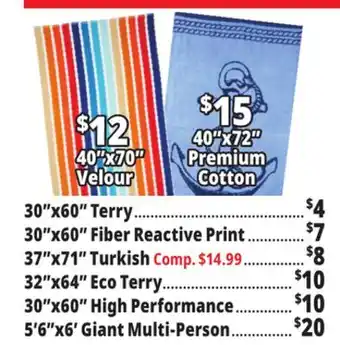 Ocean State Job Lot Beach Towels offer
