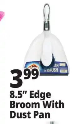 Ocean State Job Lot 8.5 Edge Broom With Dust Pan offer