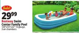 Ocean State Job Lot Bestway H2OGO! Family Swim Center Inflatable Pool 10' offer