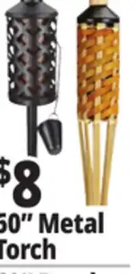 Ocean State Job Lot 60 Woven Bamboo Torch with Cap offer